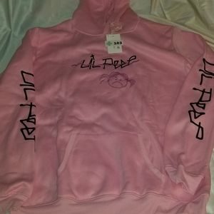 New XL Pink Lil Peep Hoodie